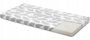 Wkład do łóżeczka 120 x 60 x 6 cm Szare Piórka