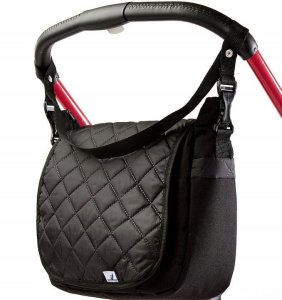 Torba Caretero Listonoszka Pikowana - Black