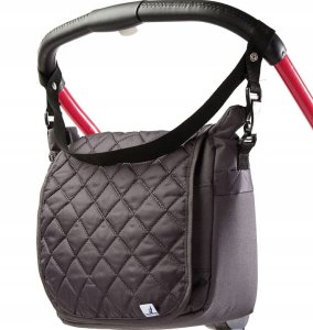 Torba Caretero Listonoszka Pikowana - Graphite