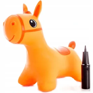 Skoczek Konik TOOTINY z pompką - orange
