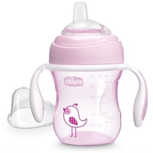 Chicco 069972 Pierwszy Kubek Treningowy 4M + Dziewczynka