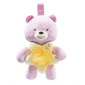 Chicco 079704 Miś Na Dobranoc Różowy