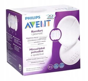 Philips Avent Scf254/61 Wkładki Lakt.1-Raz 60Szt