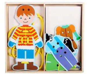 Smily Play Układanka drewniana Chłopczyk