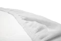 PRZEŚCIERADŁO FROTTE DO WÓZKA BIAŁY 35X75