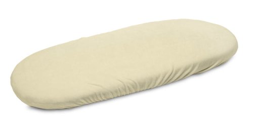 PRZEŚCIERADŁO FROTTE DO WÓZKA KREMOWY 35X75