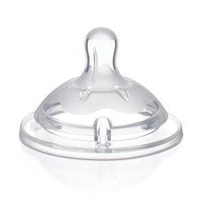 Chicco 008247 Smoczek Na Butelkę Nf Silikonowy Trójprzepływ 4+