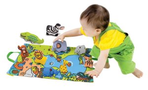 K's Kids Mata edukacyjna z zabawkami - Dżungla