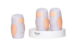 Olala Boutique Zestaw 3 lampek nocnych LED - Ścieżka światła OLALA - Sowy