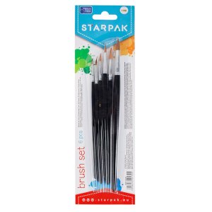 Pędzle Szkolne 6 Sztuk Starpak 132140