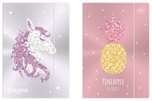 Teczka Z Gumką A4 Metalic Shine Interdruk 266934