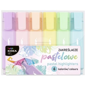 Zakreslacz 6Kol Pastel Derf Kidea Wb