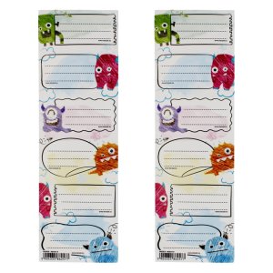 Naklejki Na Zeszyt Monster Starpak 495015