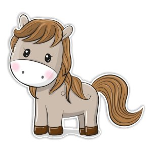 Dekoracja ścienna - konik