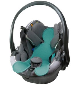 Wkładka antypotowa do fotelika samochodowego 0-13 kg - ciemny turkus