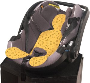 Wkładka antypotowa do fotelika samochodowego 0-13 kg - miodowy kosmos