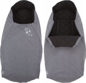 Śpiworek do wózka CuddleCo Comfi-Extreme - Szary Melange/Gwiazdki