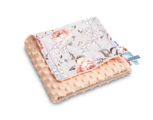 Sensillo Koc Minky Brzoskwinia Magiczny Ogród 75 X 100