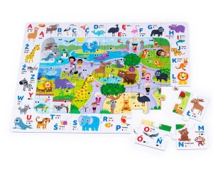 Dumel Discovery Gry Robot Robby Puzzle Abc