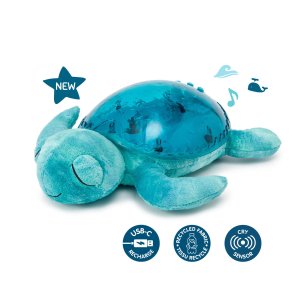Projektor z pozytywką - Żółw podwodny niebieski ECO - Cloud b® Tranquil Turtle™