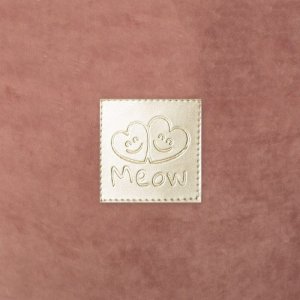 MeowBaby Pokrowiec na Suchy Basen 90x30cm, Welurowy, Czerwień Marsala