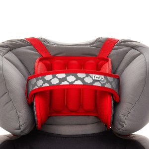 Opaska podtrzymująca głowę w foteliku samochodowym dla dzieci - czerwona