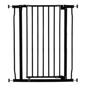 Bramka bezpieczeństwa dla psów Liberty Tall Gate (W: 75-82cm x H: 95cm) - czarna