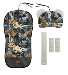 Wkładka Do Wózka Deluxe Velvet - Złote Liście