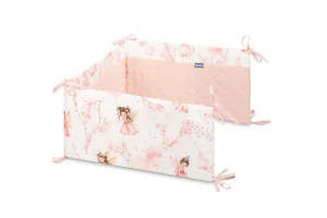 Ochraniacz Do Łóżeczka Muślin Wróżki Różowy