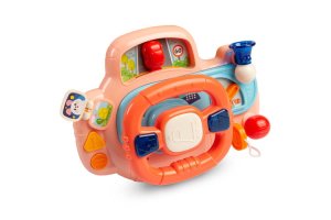 Zabawka Edukacyjna - Kierownica Rajdowca Pink