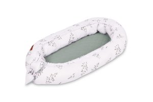 KOKON MUŚLIN GAŁĄZKA ZIELONY 80x45