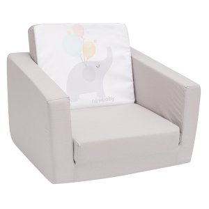 Dziecięcy składany fotelik New Baby Elephant szary