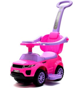 Dziecięcy jeździk z dźwiękiem 3w1 Baby Mix różowy