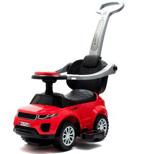 Dziecięcy jeździk z dźwiękiem 3w1 Baby Mix czerwony