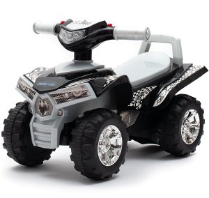 Dziecięcy jeździk z dźwiękiem Quad Baby Mix szary