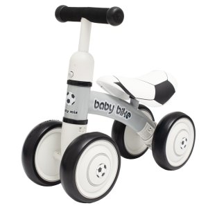 Jeździk Baby Mix Baby Bike czarno biały football