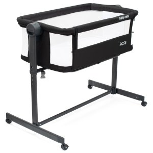 Łóżeczko dostawka dla niemowląt Rose Baby Mix czarne