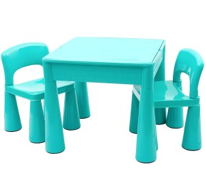 Zestaw krzesełek i stolika NEW BABY miętowy