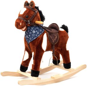 Konik na biegunach z melodią i apaszką Baby Mix Artur