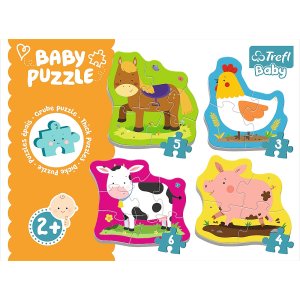 Puzzle Baby Classic Zwierzęta Na Wsi Trefl