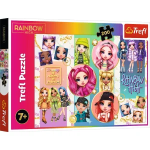 Puzzle 200 Elementów Przyjaźń Rainbow High Trefl