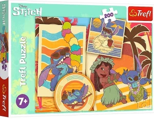 Puzzle 200El Muzyczny Świat Lilo Trefl