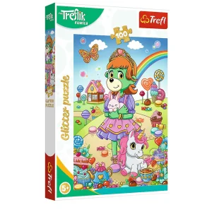 Puzzle 100El Brokat Trefliki Trefl