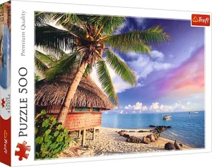 Puzzle 500 Elementów Wyspa Bora-Bora Trefl