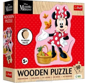 Puzzle Drewniane 50El Wesoła Minnie Trefl