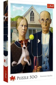 Puzzle 500El American Gothic Trefl