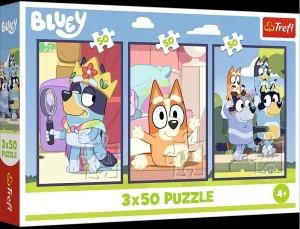 Puzzle 3X50El Rodzina Bluey Trefl