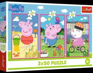 Puzzle 3X50El Peppa Siła Przyjazni Trefl