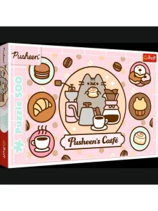 Puzzle 500El Trefl Pusheen W Kawiarni