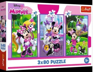 Puzzle 3X80El Minnie I Przyjaciele Trefl